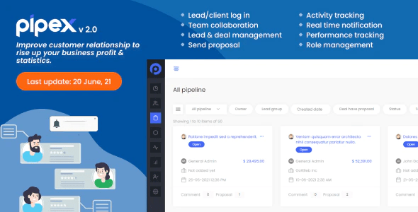 PipeX CRM